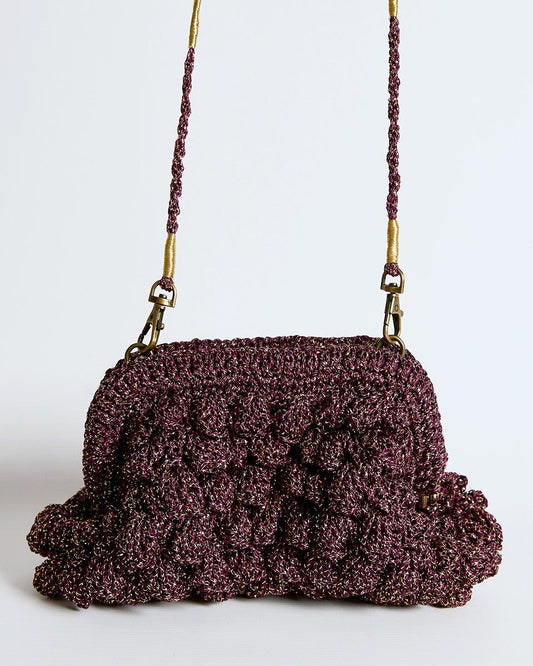 Purple Crochet Bag