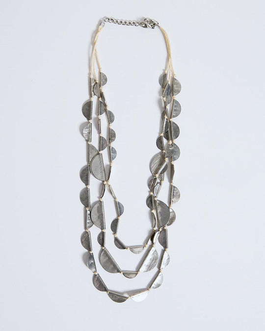 Collar Chapas Plata - 1