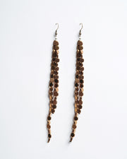 Pendientes Doble Tira Bronce - 1