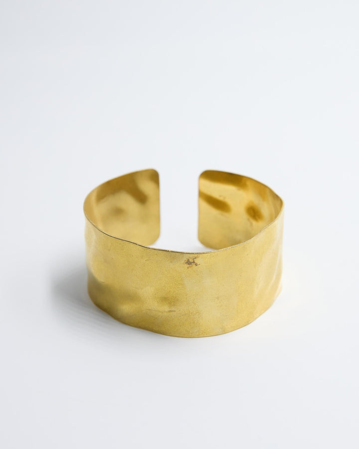 Wide Gold Gravel Bracelet