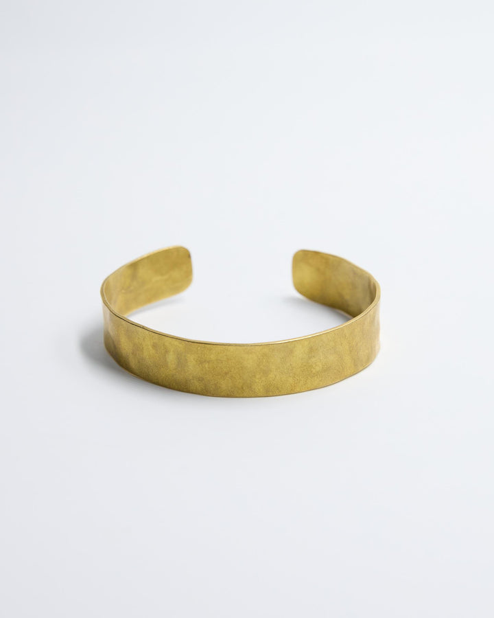 Gold Gravel Rigid Bracelet