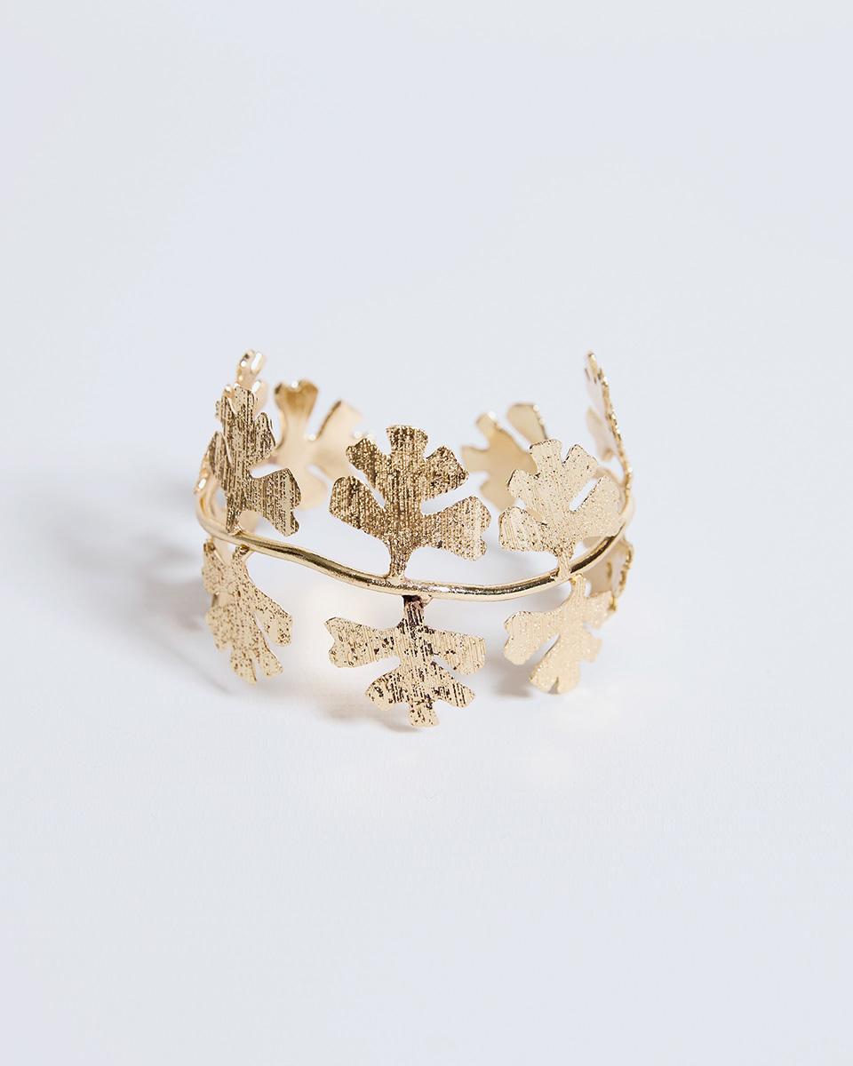 Pulsera Flor Loto Oro - 1