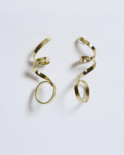 Pendientes Espiral Oro - 1