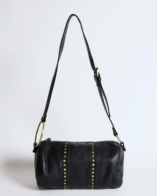 Bolso Tachas Mini Negro - 1