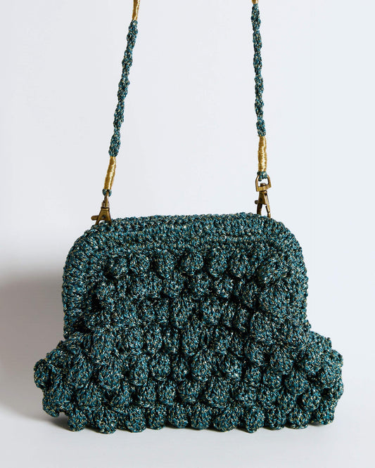 Bolso Crochet Verde - 1