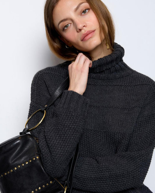 Anthracite Turtleneck Sweater