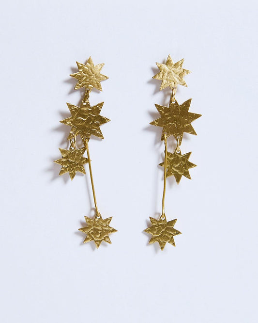 Pendientes Estrellas Oro