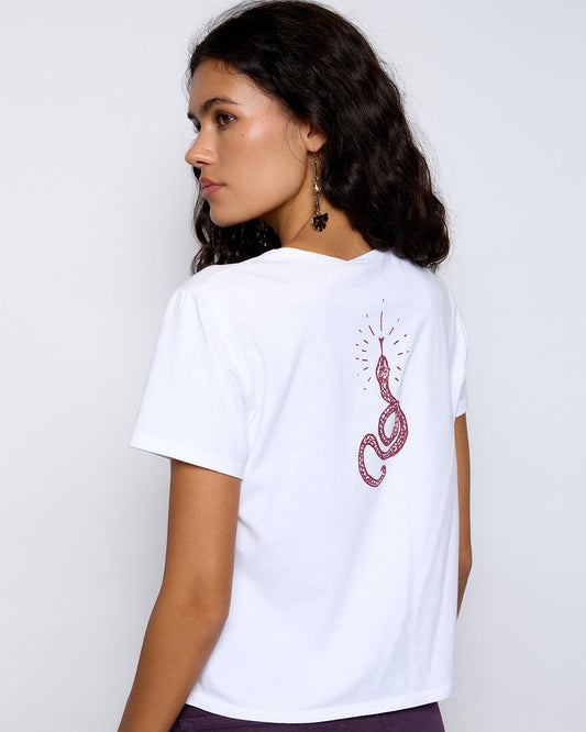 White Snake Short Sleeve T-Shirt