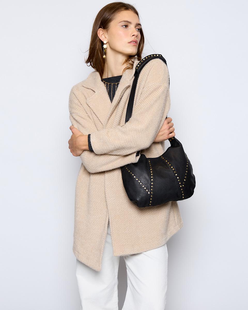 Beige Lapel Coat