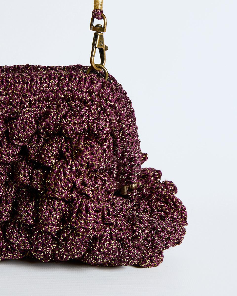 Bolso Crochet Morado