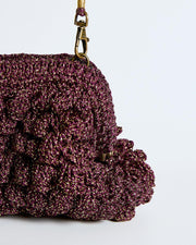 Bolso Crochet Morado - 2