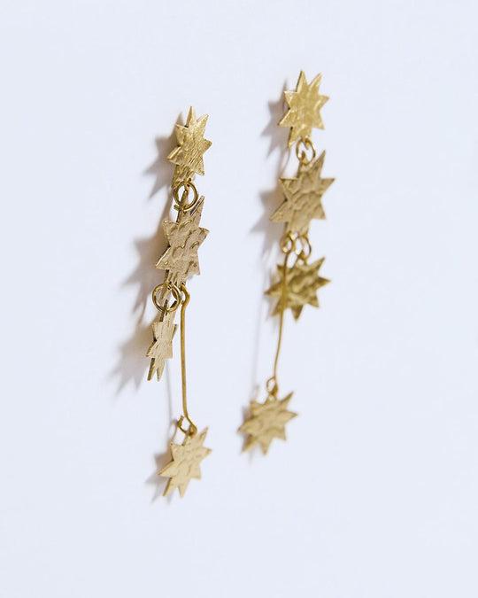 Pendientes Estrellas Oro - 2