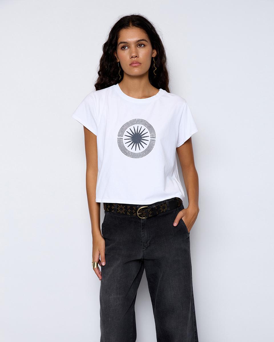 White Sun Short Sleeve T-shirt