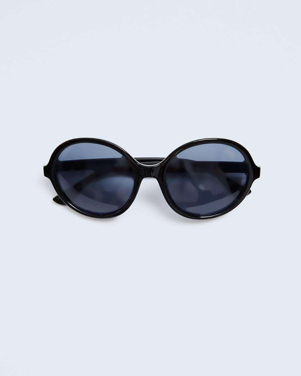 Circle Black Glasses