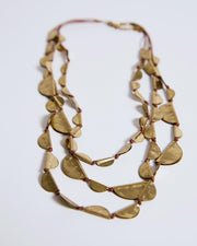 Collar Chapas Oro - 2