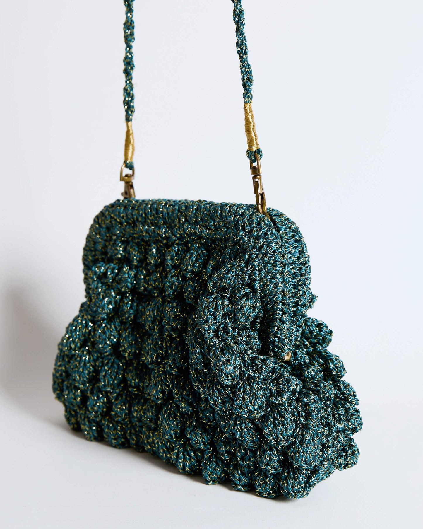 Bolso Crochet Verde - 3