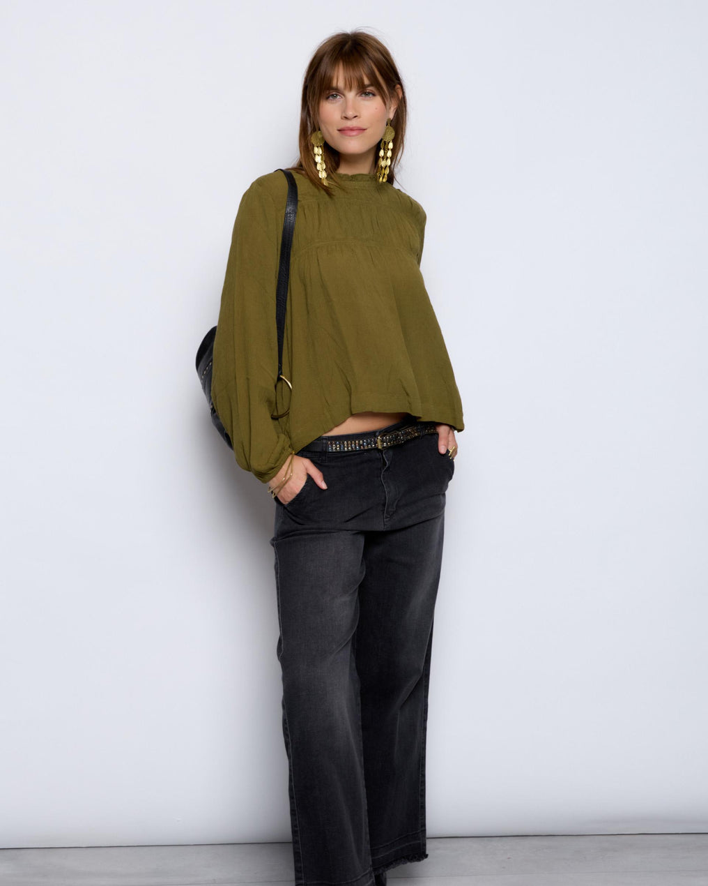 Blusa Gomas Pechera Verde - 3