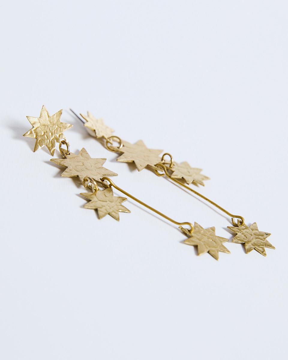 Pendientes Estrellas Oro - 3