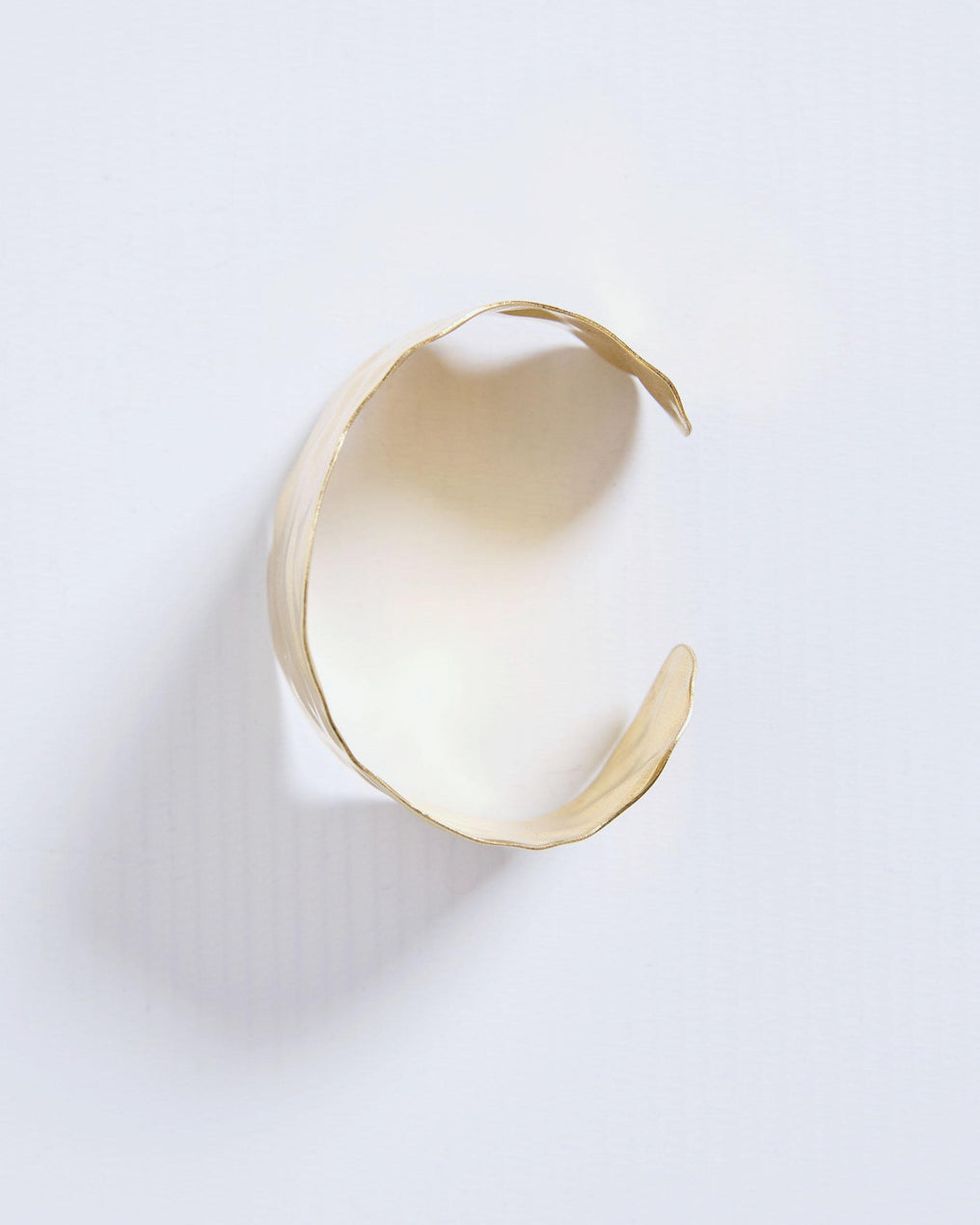 Wide Wave Gold Bracelet