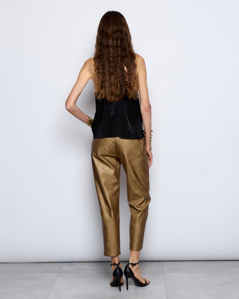 Gold Metallic Pants