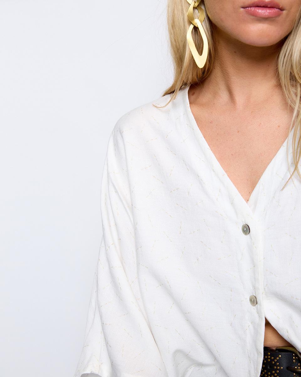 Blusa Brillo Blanco