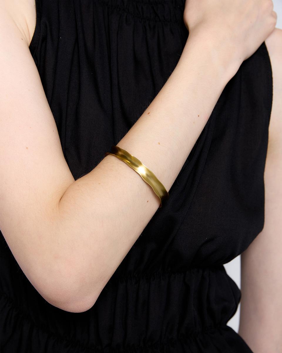 Gold Nerves Bracelet