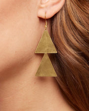 Pendientes Triángulos Oro - 4