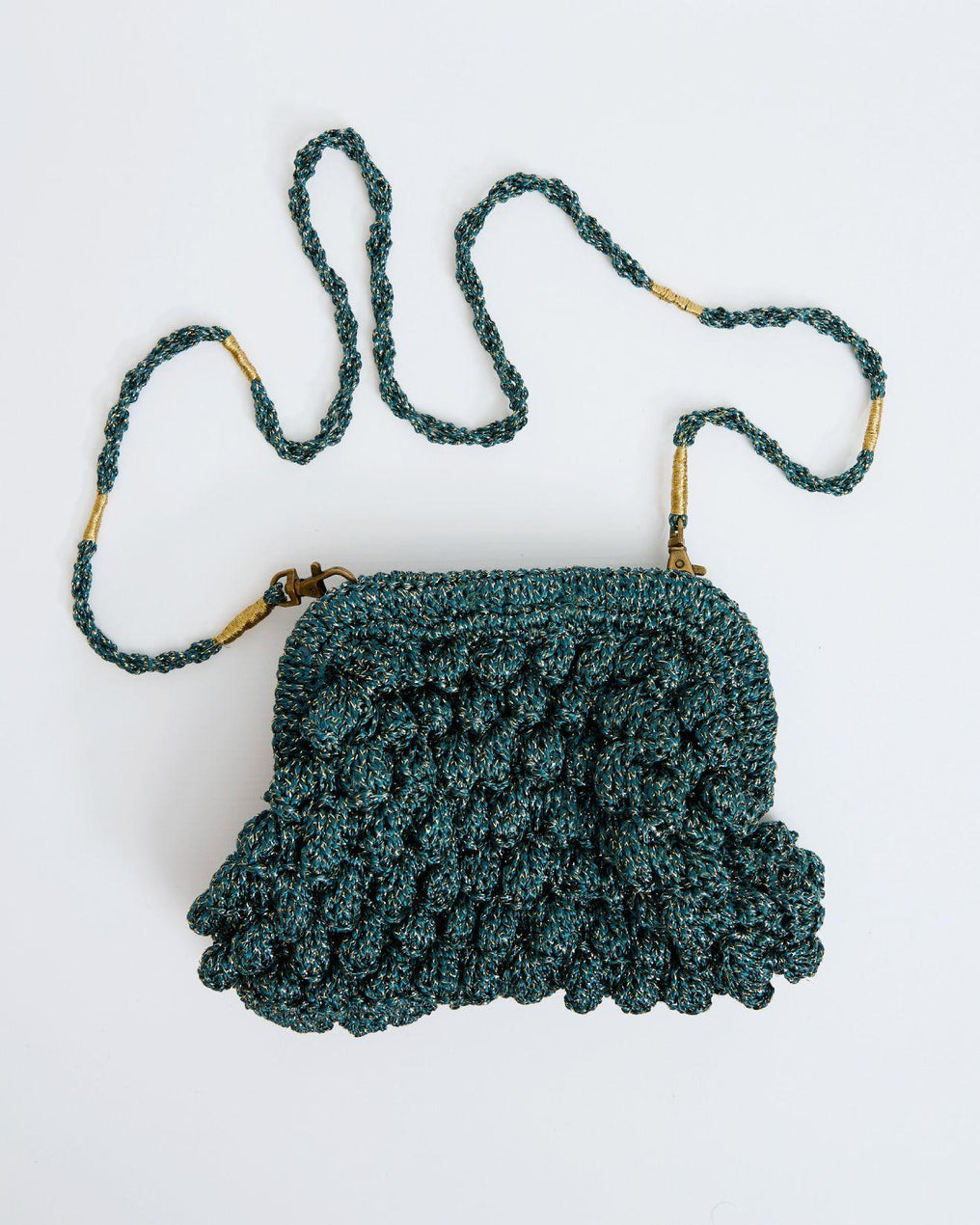 Green Crochet Bag