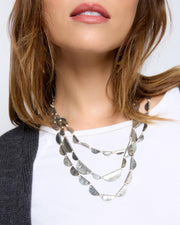 Collar Chapas Plata - 4