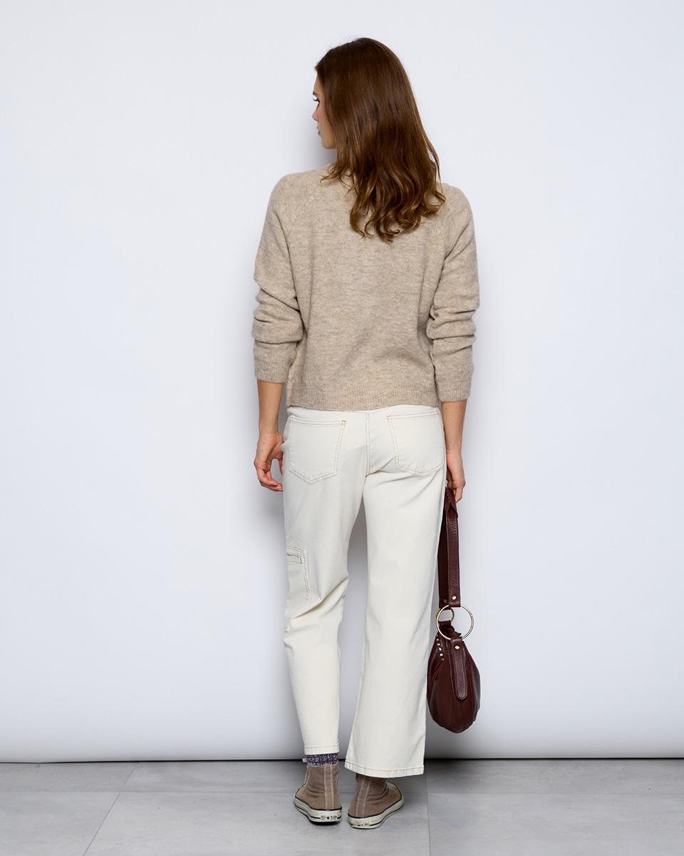 Beige Soft Touch Knit Jacket