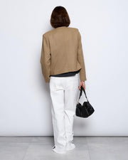 Chaqueta Cruzada Beige - 4