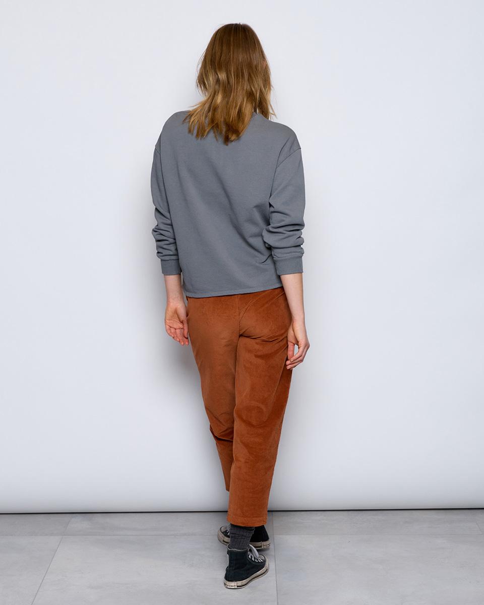 Orange Velvetone Pants