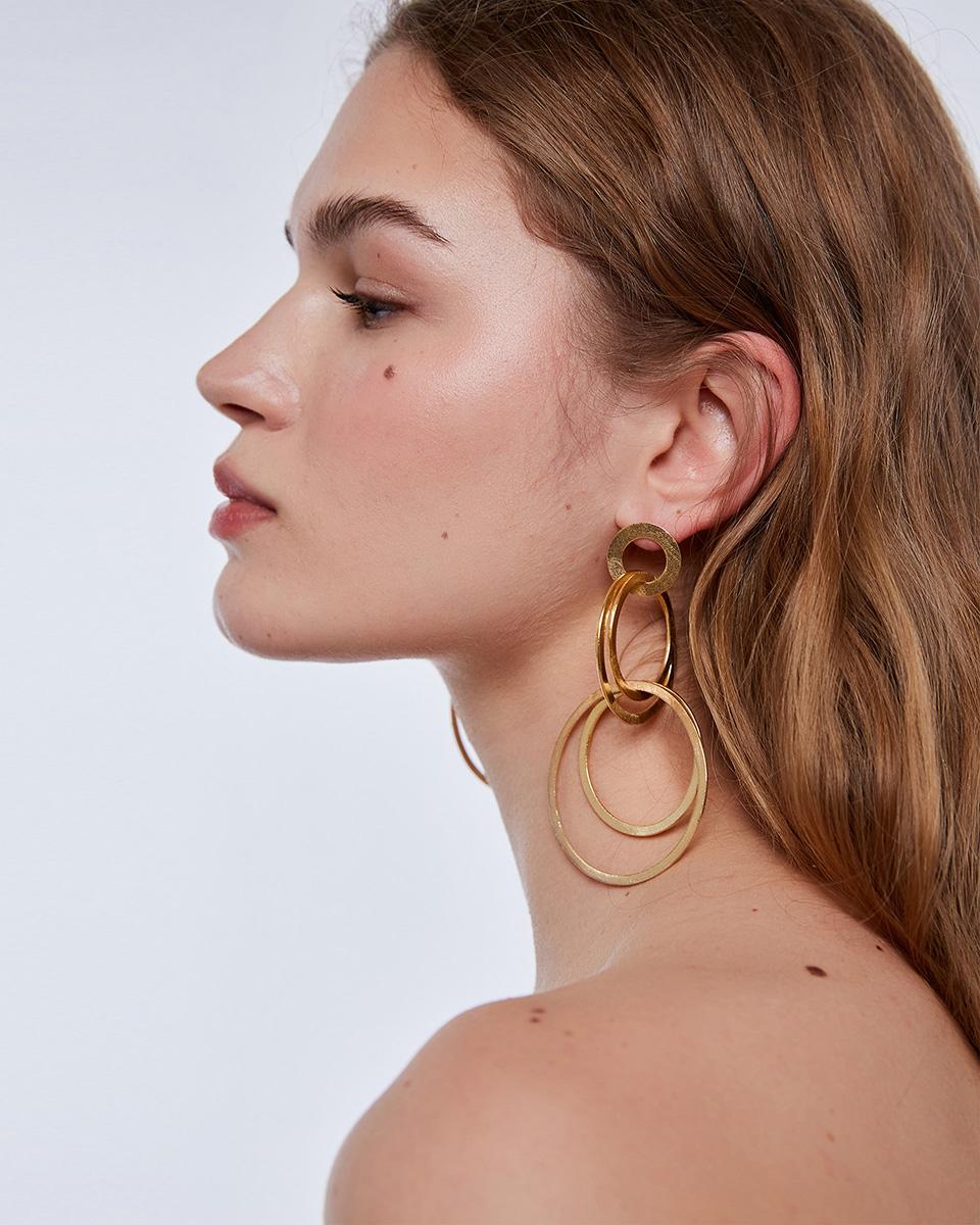 Pendiente Aretes Oro - 5